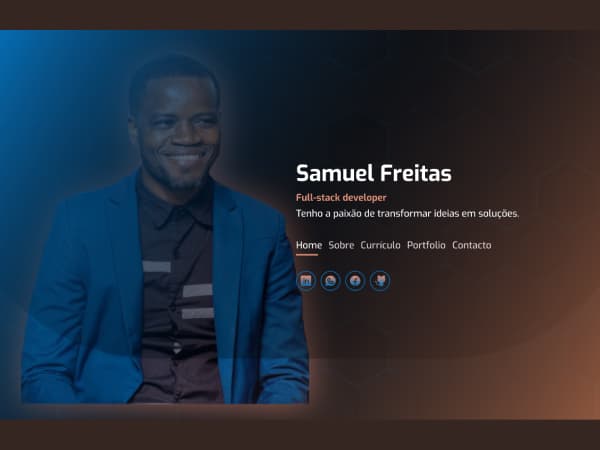 Projecto - Site - Samuel Freitas