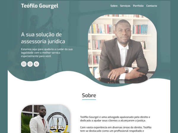 Projecto - Site - Teófilo Gourgel